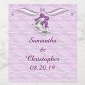 Lilac Elegance #1 Weinetikett (Einzelnes Label)