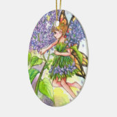 Lilac Fairy Keramik Ornament (Links)