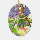 Lilac Fairy Keramik Ornament (Hinten)