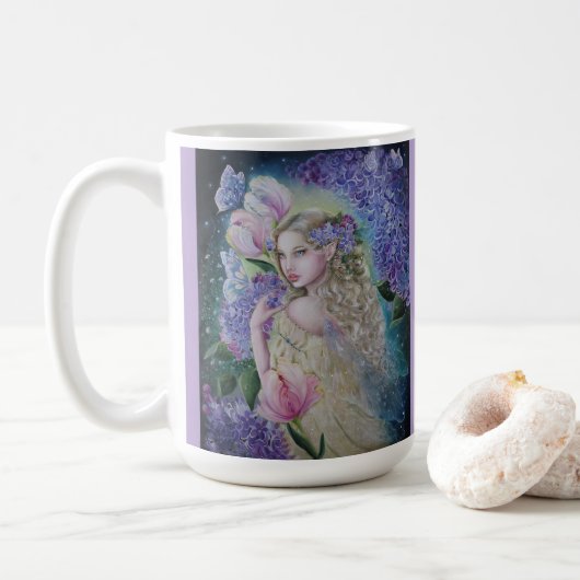 Lilac fairy mug kaffeetasse (Mit Donut)
