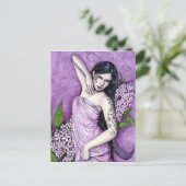 Lilac Fairy Postcard Postkarte (Stehend Vorderseite)
