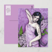 Lilac Fairy Postcard Postkarte (Vorne/Hinten)