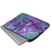 Lilac Farbvielfalt Laptopschutzhülle (Vorne Knopf)