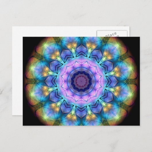 Lilac-Fenster Postkarte (Vorne/Hinten)