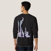 Lilac fire – Lila Feuer – Flamme Flame Flames  Sweatshirt (Schwarz voll)