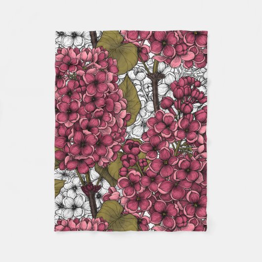 Lilac Fleecedecke (Vorderseite)