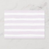 Lilac Floral Display Showdusche ohne Geschenk Wrap Begleitkarte (Rückseite)