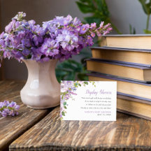 Lilac Floral Display Showdusche ohne Geschenk Wrap