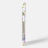 Lilac Floral Foto und Monogramm Case-Mate iPhone Hülle (Rückseite / Rechts)
