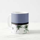 Lilac Floral Kaffeetasse (Vorderseite Links)