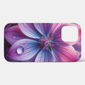 Lilac Floral Lila und rosa Case-Mate iPhone Hülle (Rückseite (Horizontal))
