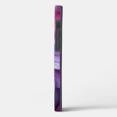 Lilac Floral Lila und rosa Case-Mate iPhone Hülle (Rückseite / Links)