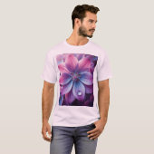 Lilac Floral Lila und rosa T-Shirt (Vorne ganz)