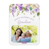 Lilac Floral Mother Day Foto Magnet (Vertikal)