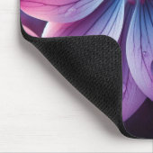 Lilac Floral Pink und Lila Mousepad (Ecke)