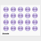 Lilac Floral Vielen Dank, Sticker (Blatt)