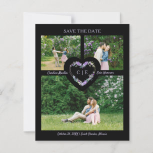 Lilac Floral Watercolor Herzstück Garland 3 Fotos