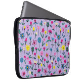 Lilac Flower Garden Laptop Sleeve (Vorne Rechts)