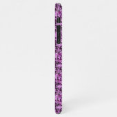 Lilac Foto | Gefleckte halbe Tropfen | iPhone Hülle (Linke Seite)