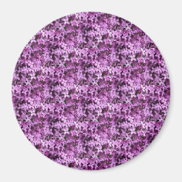 Lilac Foto | Gefleckte halbe Tropfen | Magnet