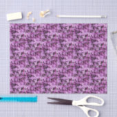 Lilac Foto | Gefleckte halbe Tropfen | Seidenpapier (Handwerk)