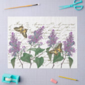 Lilac Frack Butterfly French Script Craft Ti Seidenpapier (Basteln)