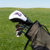 Lilac French Bulldog 2 Golf Headcover (In SItu)