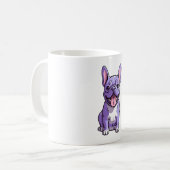 Lilac French Bulldog 2 Kaffeetasse (Vorderseite Links)