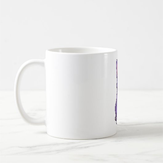 Lilac French Bulldog 2 Kaffeetasse (Links)