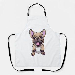 Lilac French Bulldog 9 Schürze