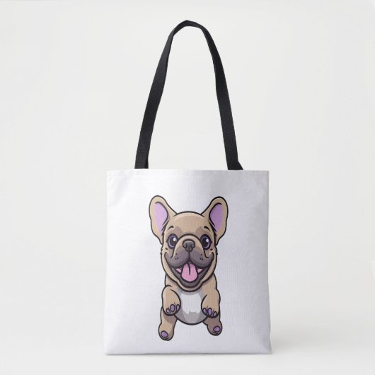Lilac French Bulldog 9 Tasche (Vorderseite)