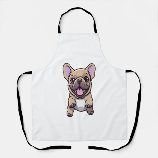 Lilac French Bulldog Schürze (Vorderseite)