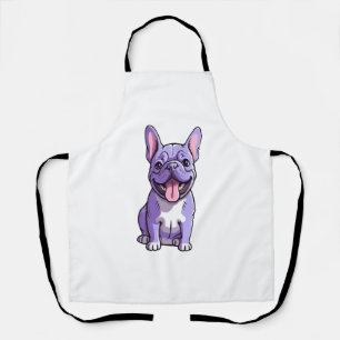 Lilac French Bulldog Schürze
