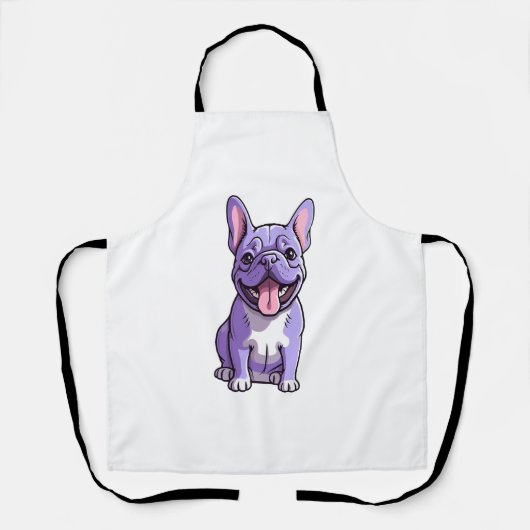 Lilac French Bulldog Schürze (Vorderseite)