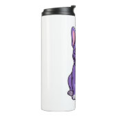 Lilac French Bulldog Thermosbecher (Nach links gedreht)