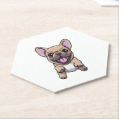 Lilac French Bulldog Untersetzer (angewinkelt)