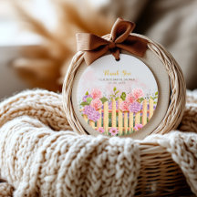 Lilac Fresh Off the Market Bridal Shower Thank You