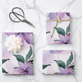 Lilac Frost AquarellfarbenPalette Geschenkpapier Set