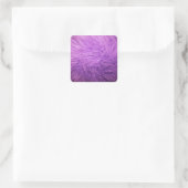 Lilac Fur Quadratischer Aufkleber (Tasche)