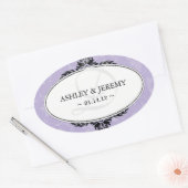 Lilac Gastgeschenk Hochzeit Stickers (Umschlag)
