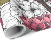 Lilac Geschenkpapier (Rolleneckpunkt)