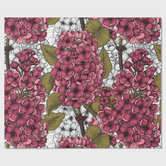 Lilac Geschenkpapier (Flach)