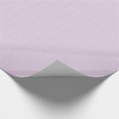 Lilac Gingham Geschenkpapier (Ecke)