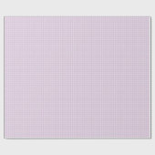 Lilac Gingham Geschenkpapier (Flach)