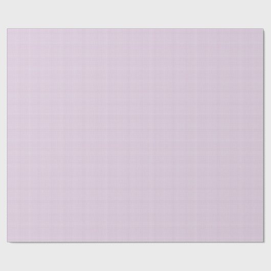 Lilac Gingham Geschenkpapier (Flach)