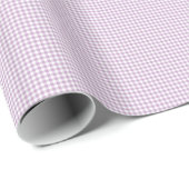 Lilac Gingham Geschenkpapier (Rolleneckpunkt)