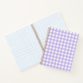 Lilac Gingham Notebook Notizblock (Innenseite)