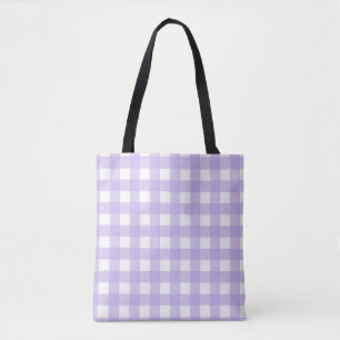Lilac Gingham Tasche
