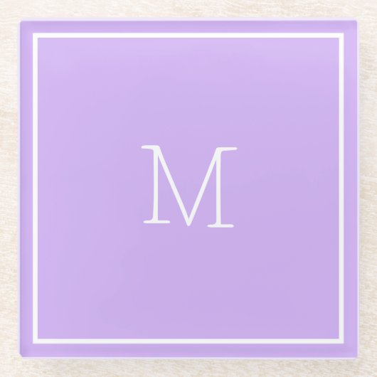 Lilac Glass Untersetzer (Vorderseite)