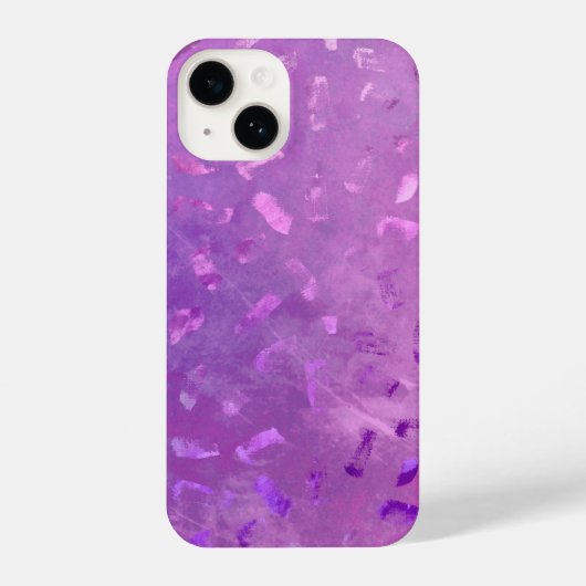 Lilac Glitzer iPhone Hülle (Rückseite)